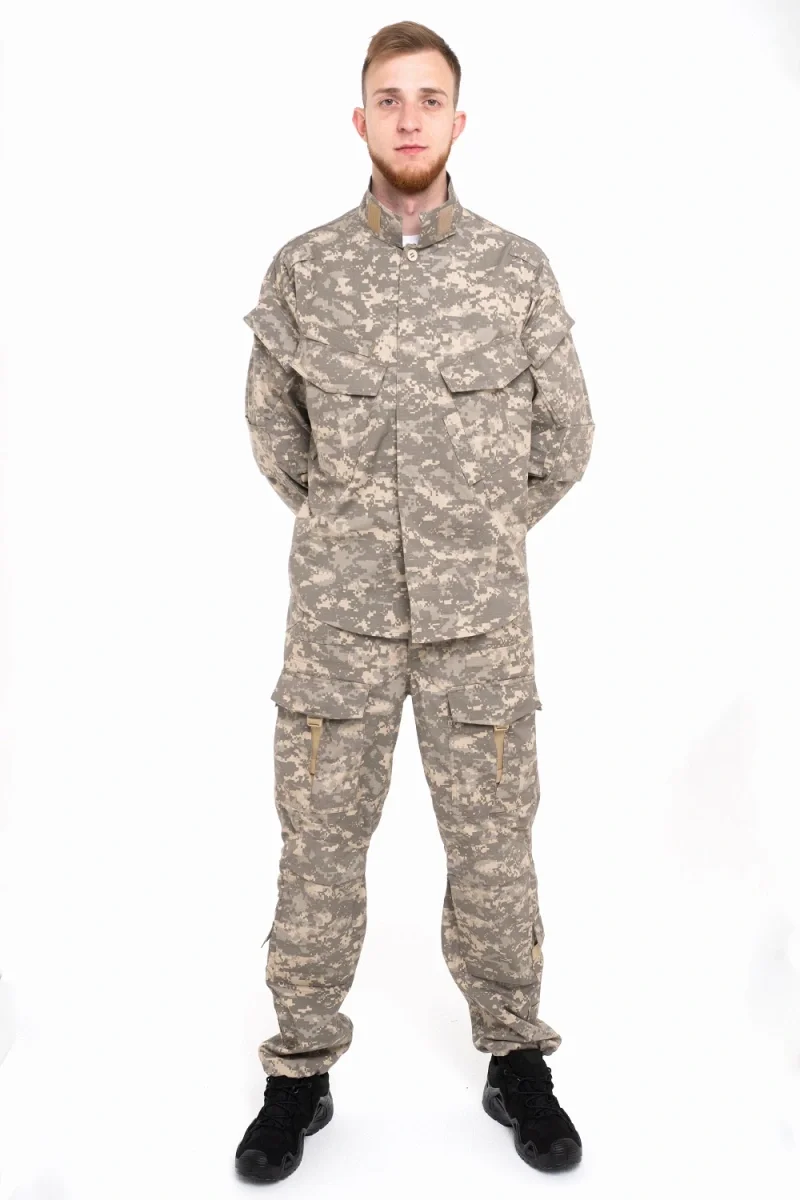 Брюки муские YUMCO А2200395М, цвет серый камуфляж - фото 14