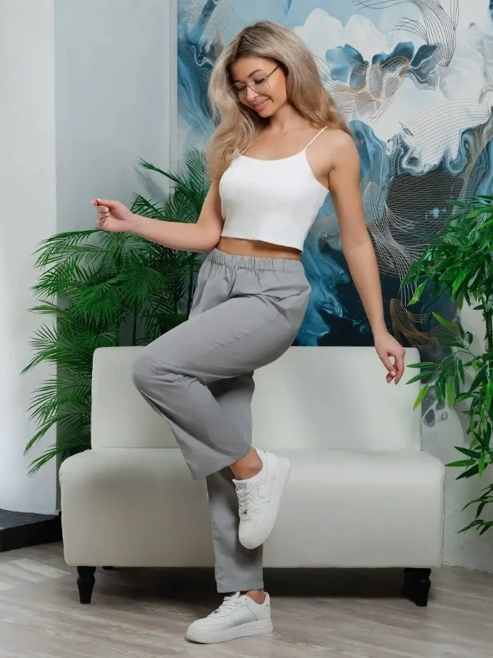 Брюки SVforma женские серые - фото 6