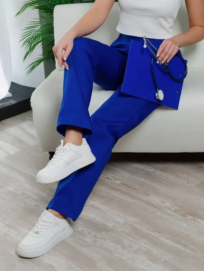 Брюки SVforma женские васильковые - фото 11