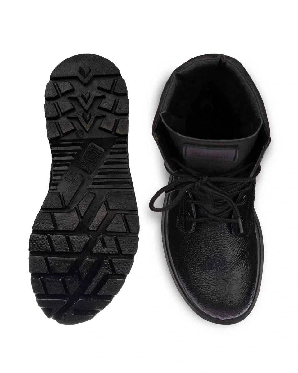 Ботинки кожаные, утепленные, высокие АРСЕНАЛ ПУ искусственный мех - фото 6