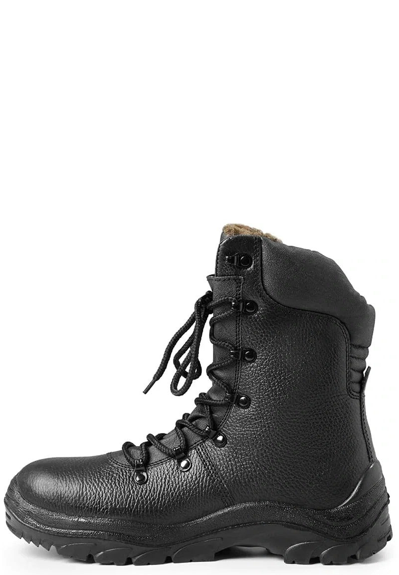 Ботинки кожаные, утепленные, высокие ПАТРИОТ ПУ/ТПУ шерстяной мех - фото 3