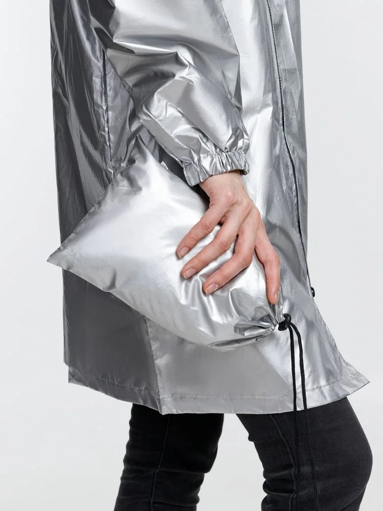 Дождевик Palladio Pockets, серебристый - фото 10