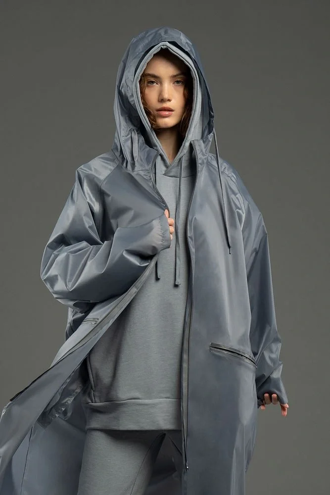 Дождевик R2, серый - фото 1