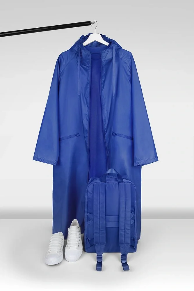 Дождевик R2, синий - фото 14