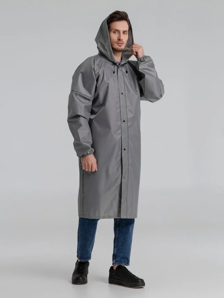 Дождевик со светоотражающими элементами Rainman Blink, серый - фото 7