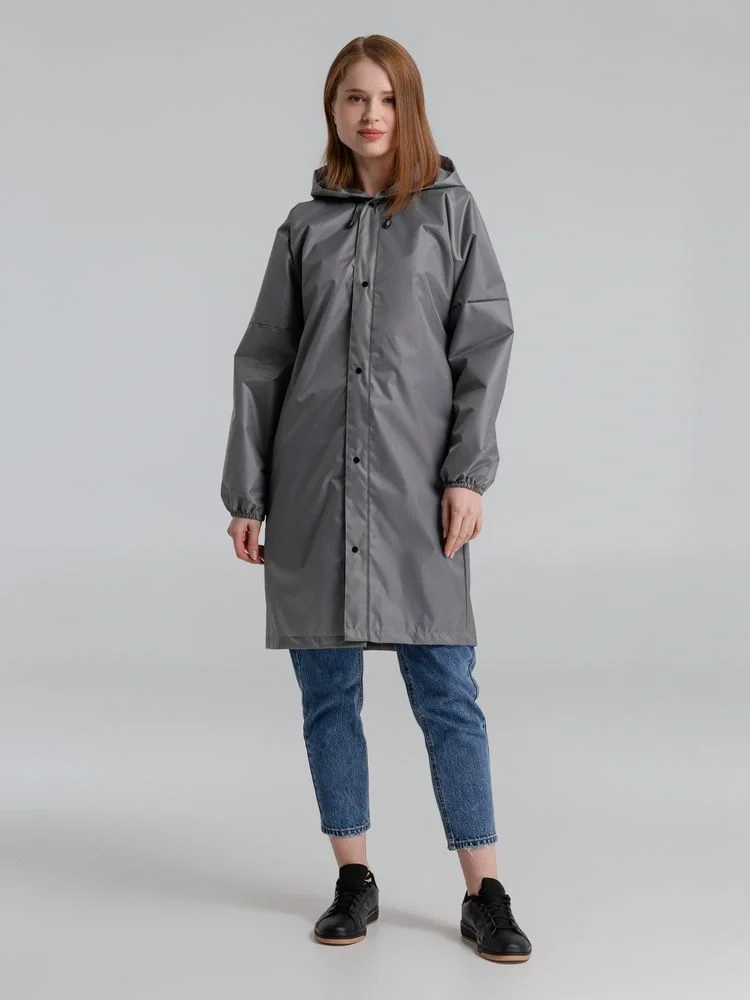 Дождевик со светоотражающими элементами Rainman Blink, серый - фото 8