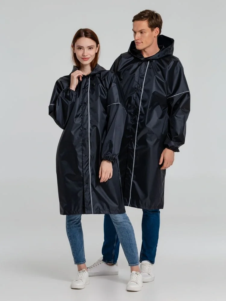 Дождевик со светоотражающими элементами Rainman Blink, темно-синий - фото 9