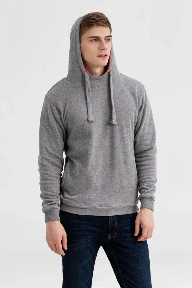 Двусторонняя толстовка Revers, серая с красным - фото 13