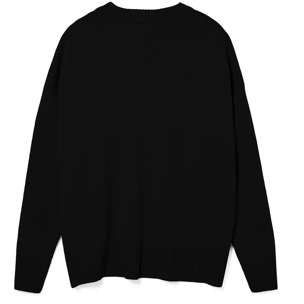 Джемпер оверсайз унисекс Stated в сумке, черный - фото 2