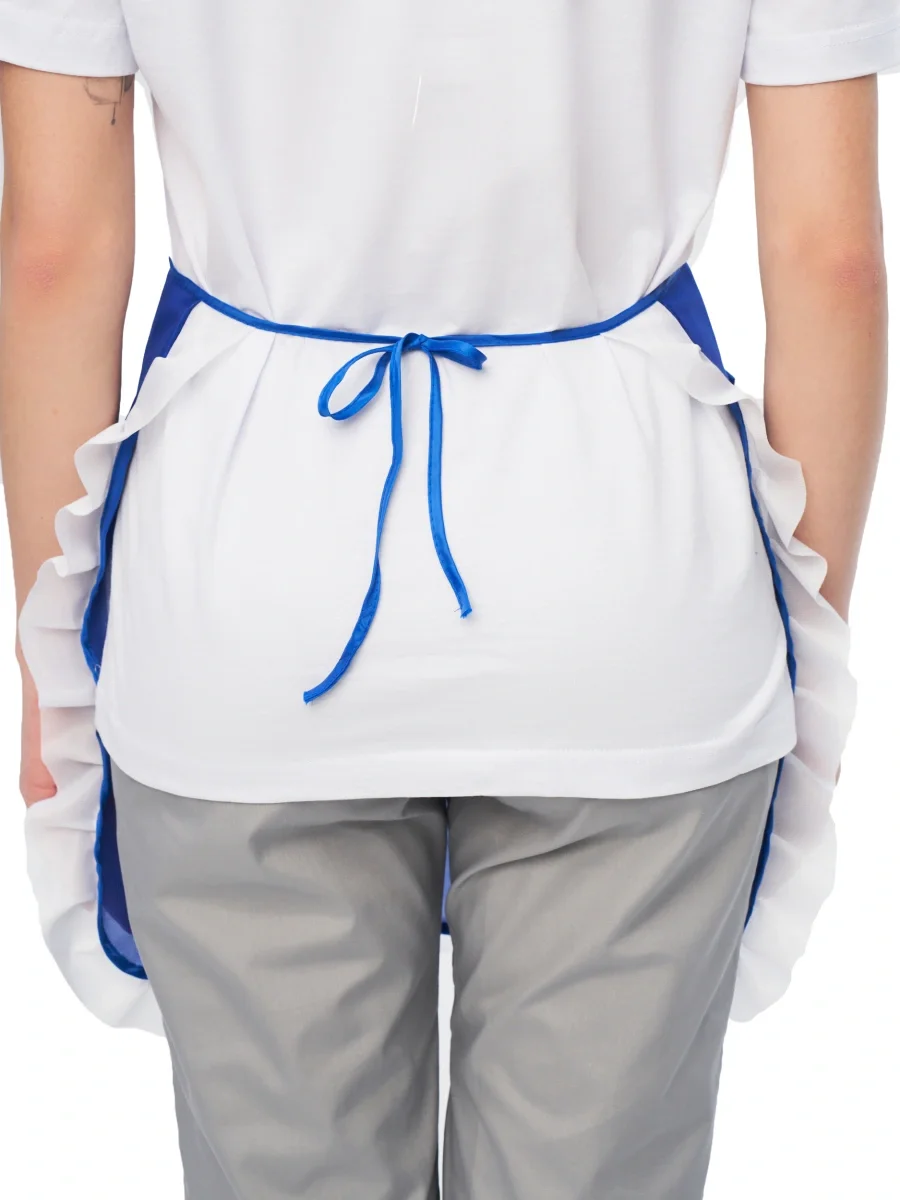 Фартук нейлоновый васильковый - фото 8