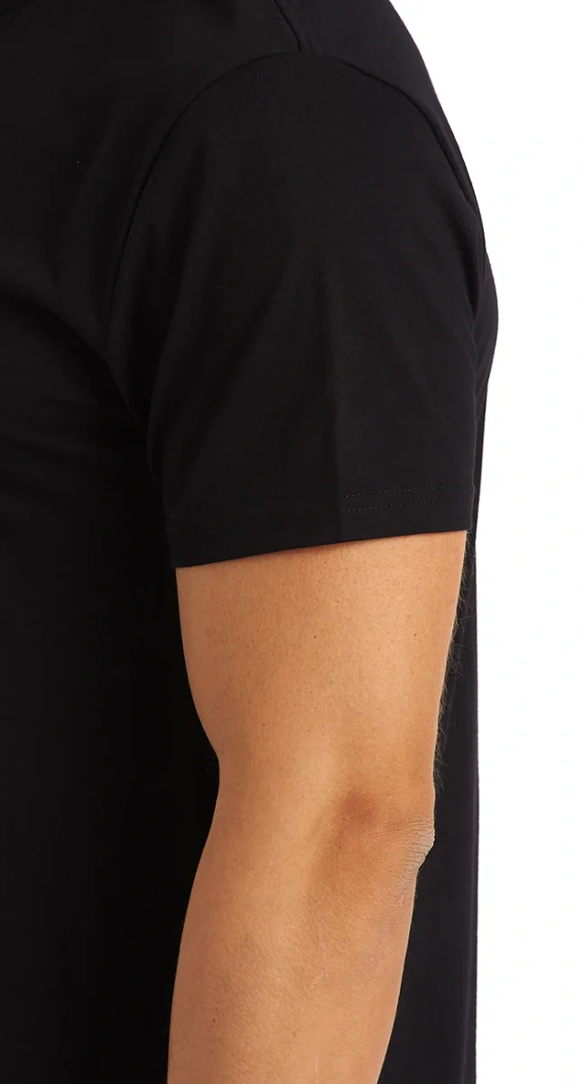 Футболка черная - фото 4