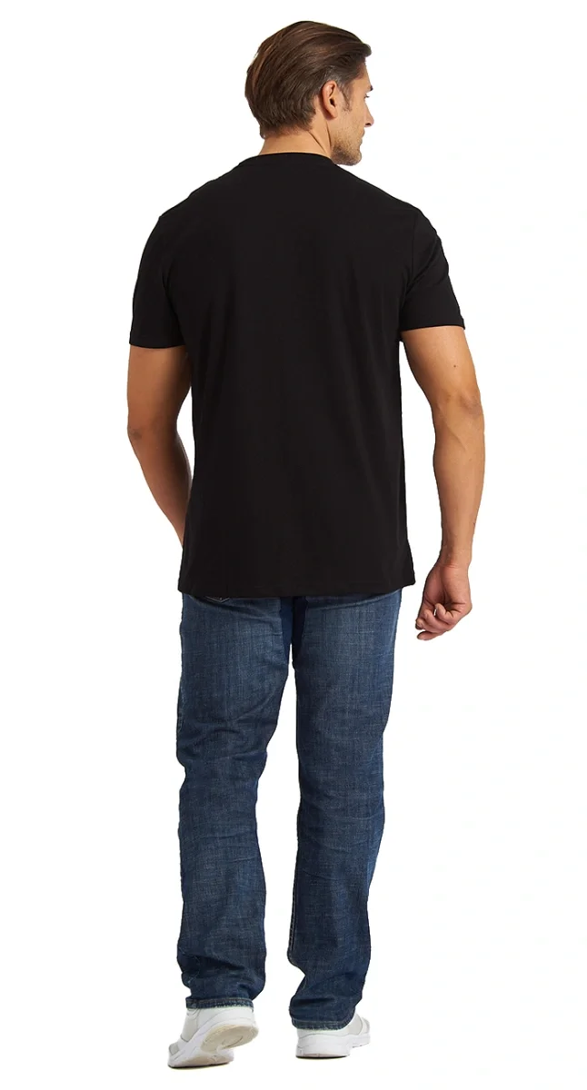 Футболка черная - фото 6