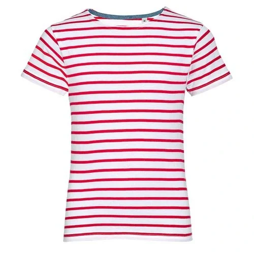 Футболка детская Miles Kids белая с красным - фото 1