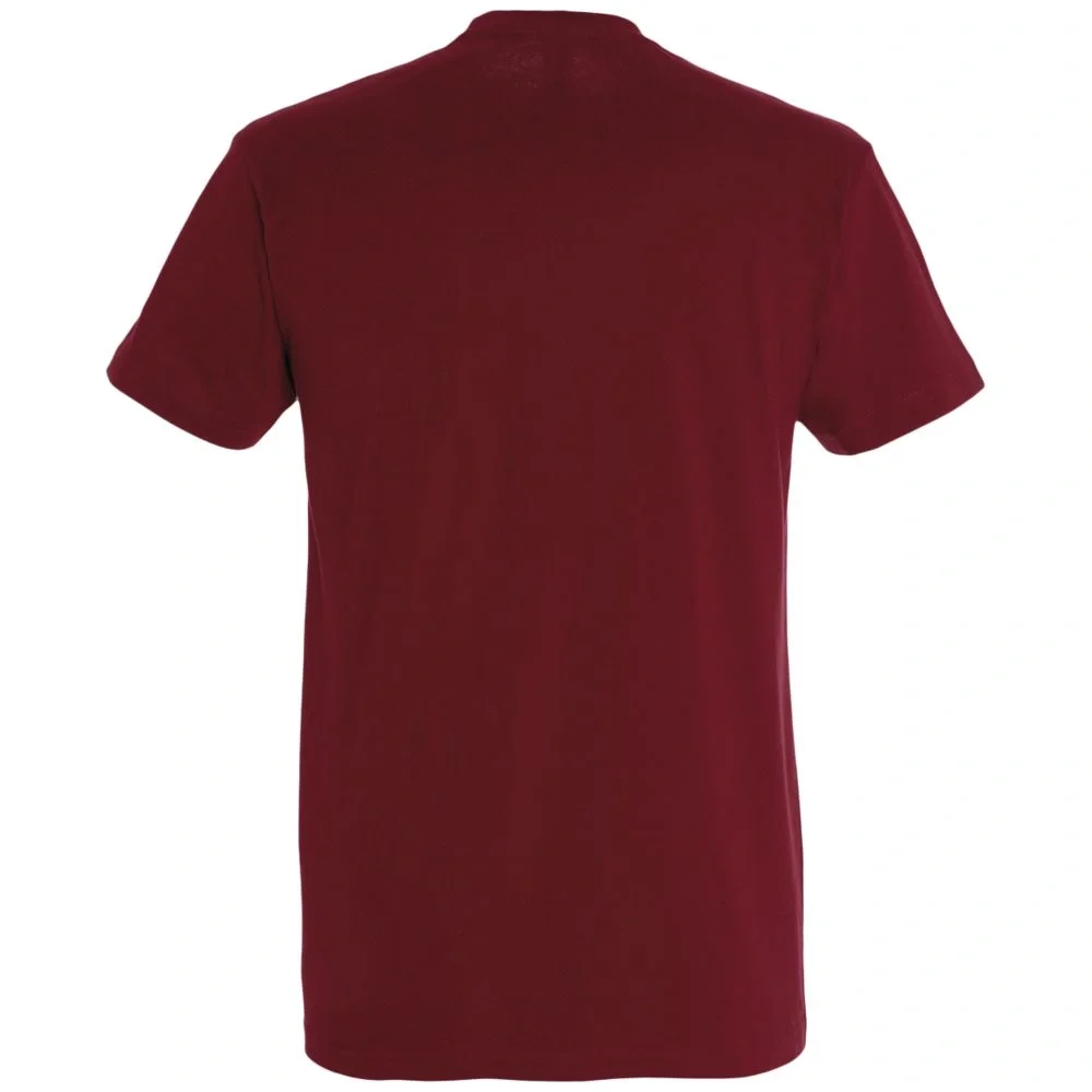 Футболка Imperial 190, гранатово-красная - фото 3