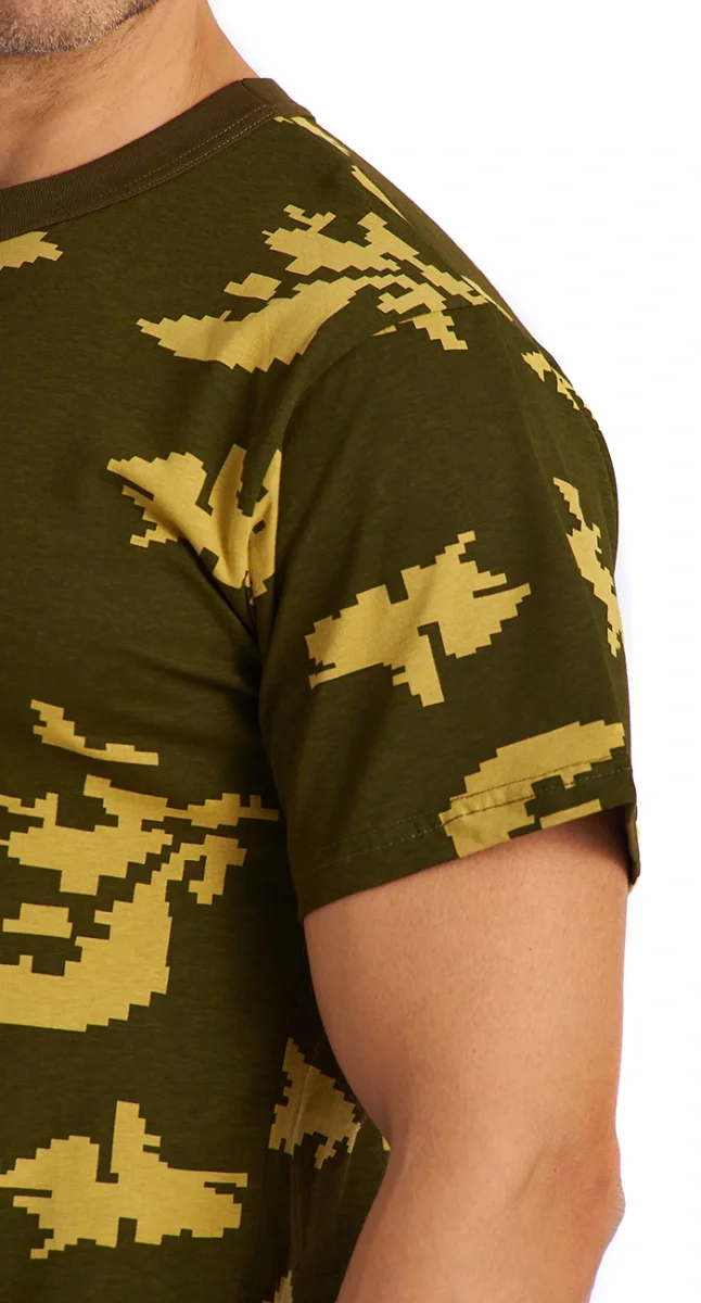 Футболка кмф "Граница" хаки - фото 6