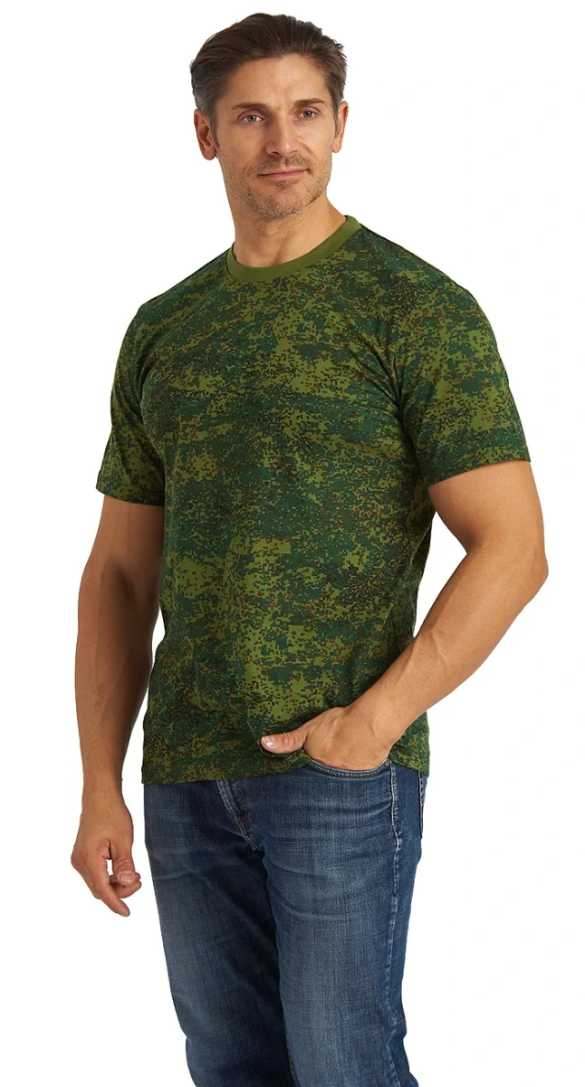 Футболка кмф "Цифра зеленая" - фото 1