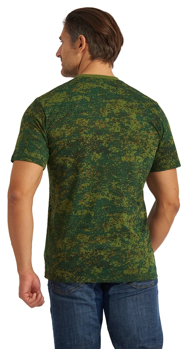 Футболка кмф "Цифра зеленая" - фото 5