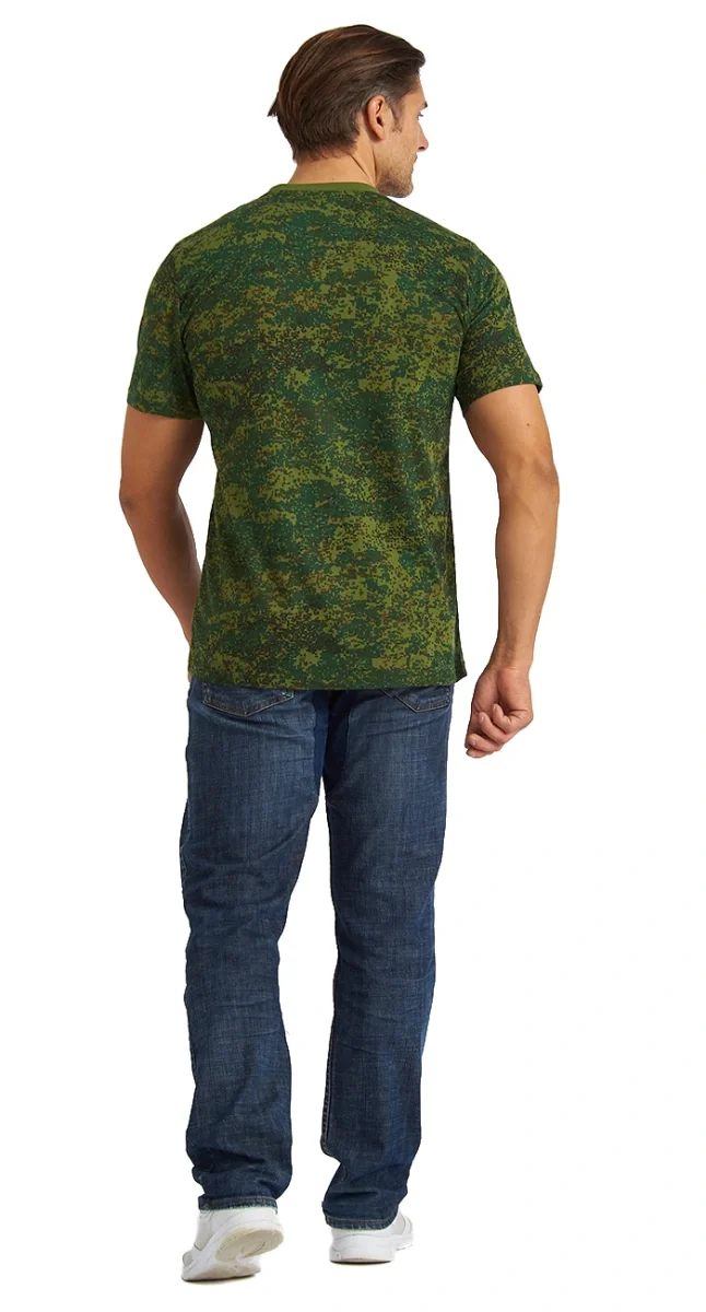 Футболка кмф "Цифра зеленая" - фото 6