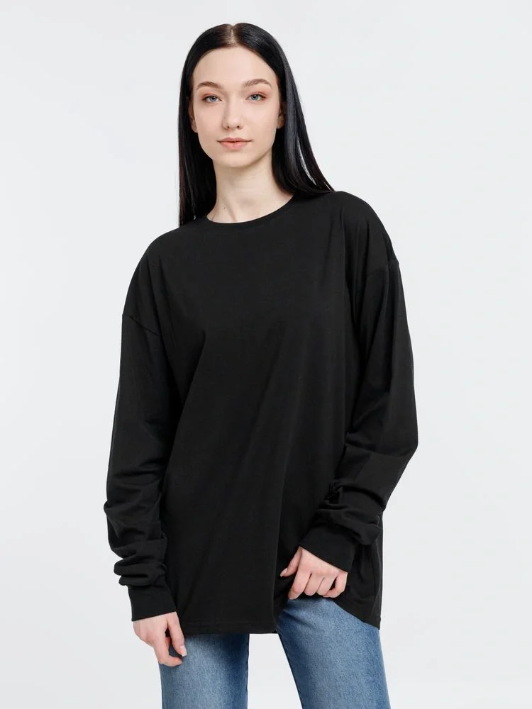 Футболка оверсайз с длинным рукавом Сity Sapiens, черный - фото 7