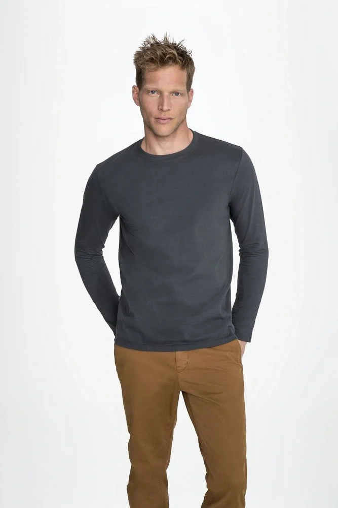 Футболка с длинным рукавом Imperial LSL Men, черная - фото 4