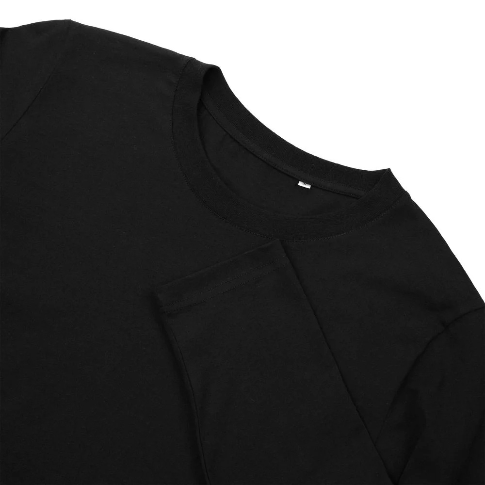 Футболка с длинным рукавом Lehta, черная - фото 3