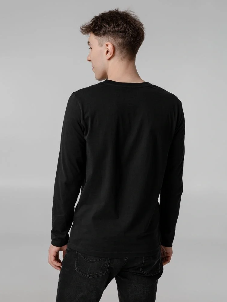 Футболка с длинным рукавом Lehta, черная - фото 6