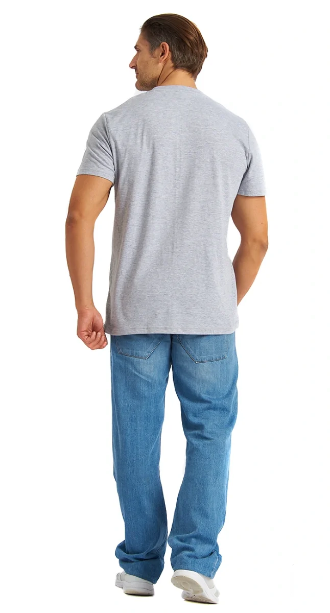 Футболка серая - фото 5