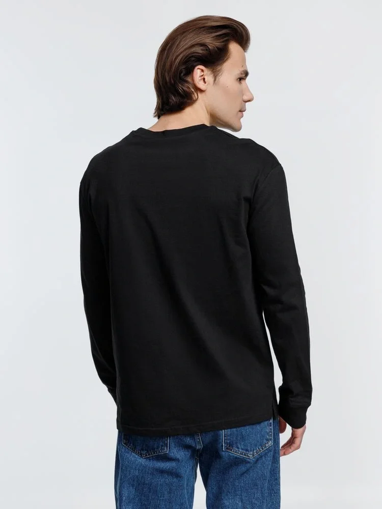 Футболка унисекс с длинным рукавом Pioneer LSL, черная - фото 9