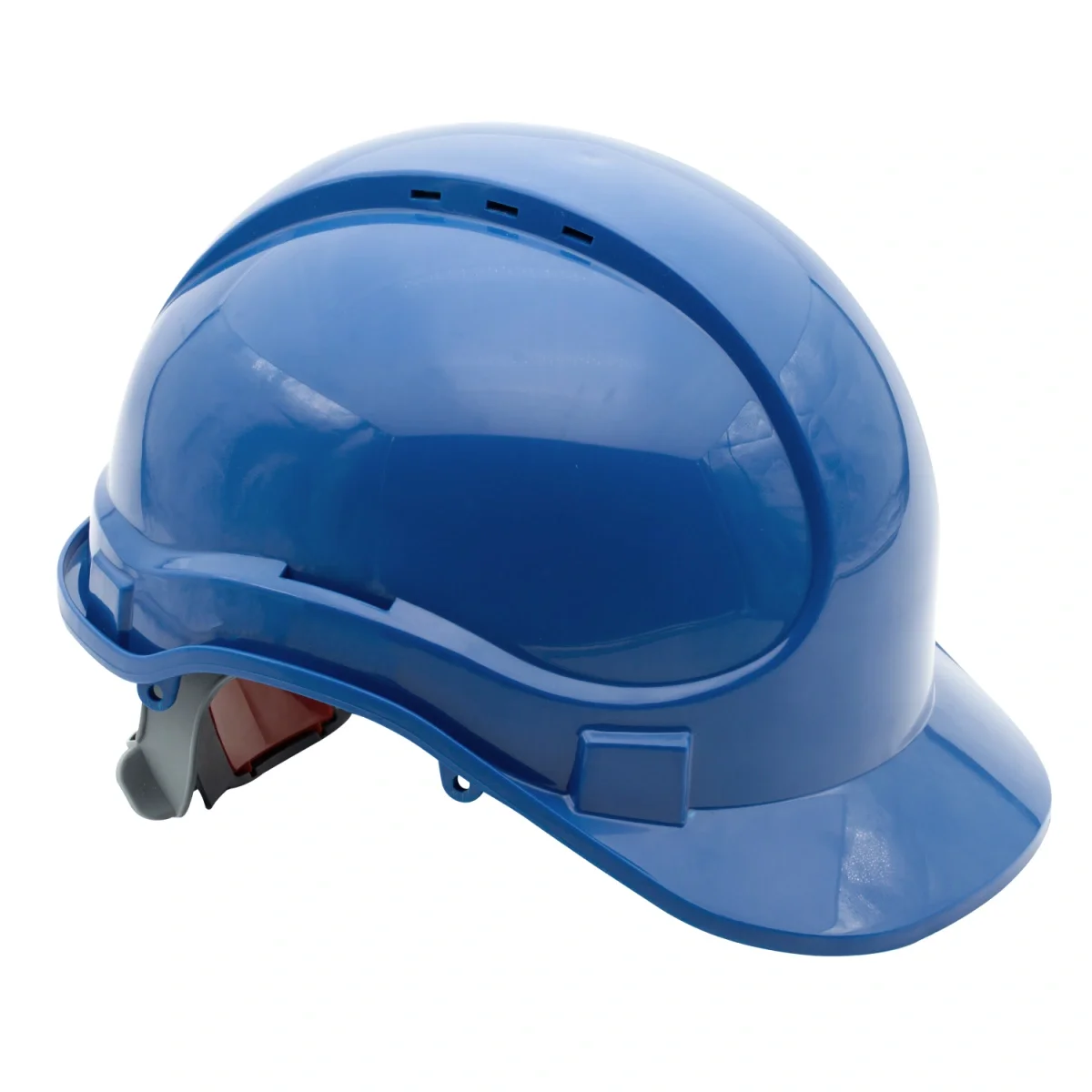 Каска защитная ЕЛАНПЛАСТ АЙ-ПРАЙМ КЛАССИК синяя (пластиковое оголовье) - фото 1