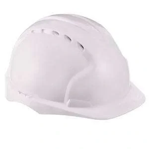 Каска защитная ЭТАЛОН с храповым механизмом белая (Минпромторг) (продажа 10 шт./мешок)