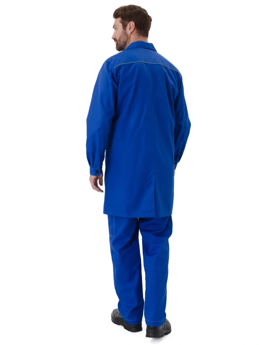 Халат мужской "Валент" васильковый - фото 9