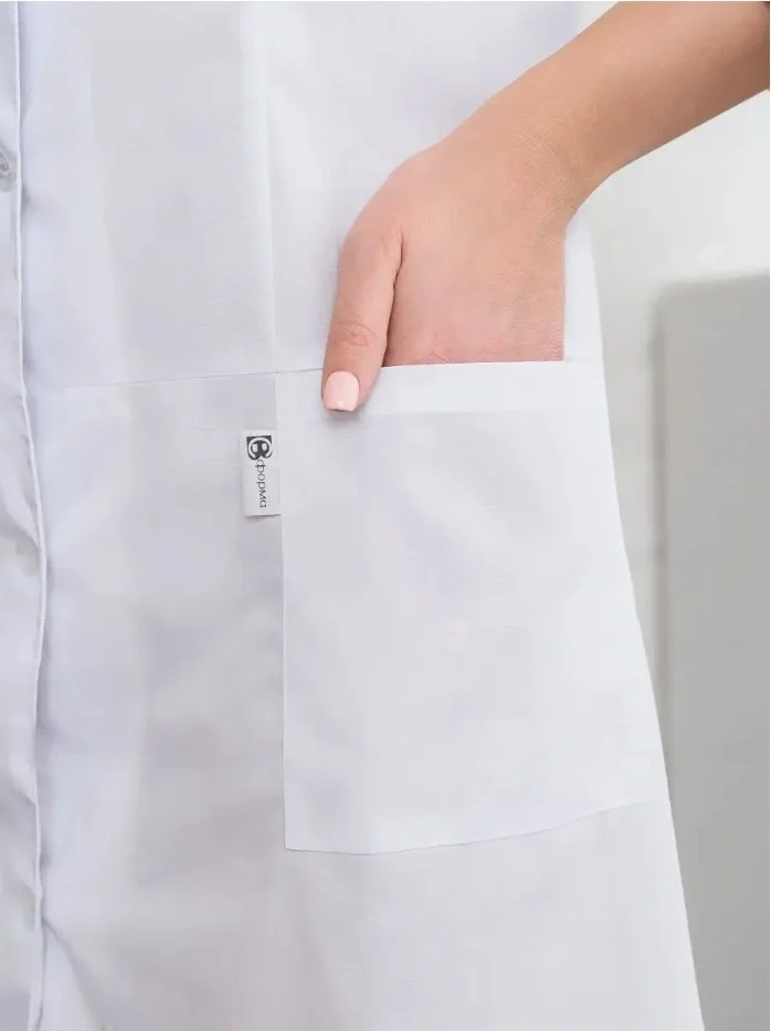 Халат женский "Ника" белый - фото 11