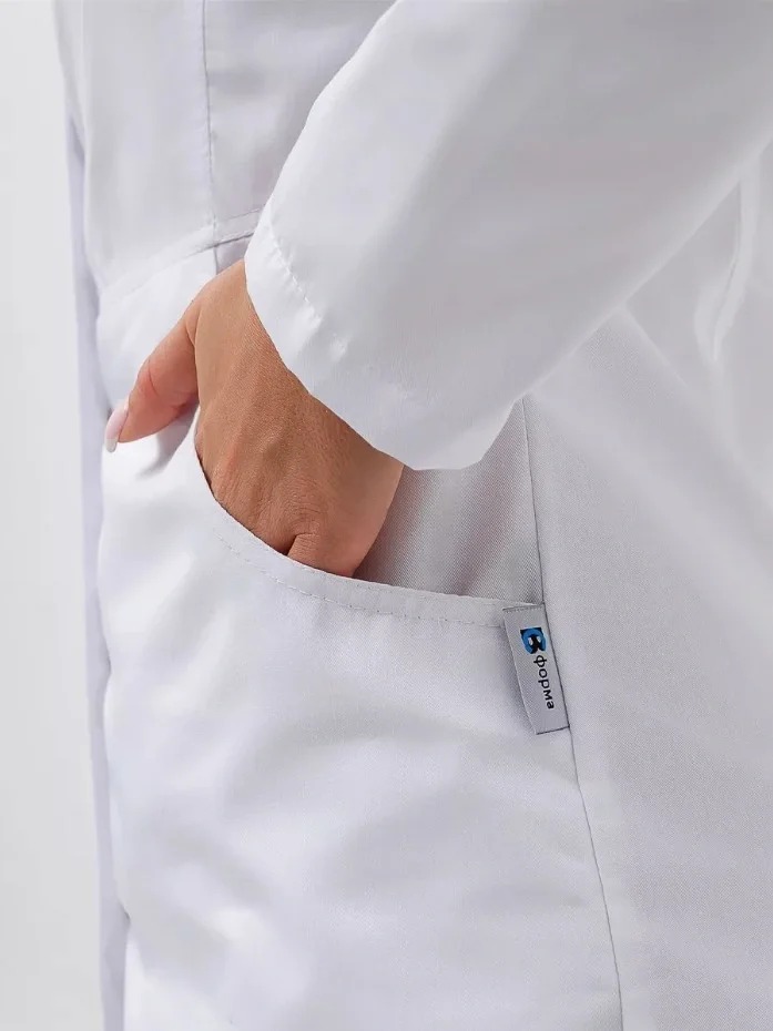 Халат женский "Стиль" белый - фото 9