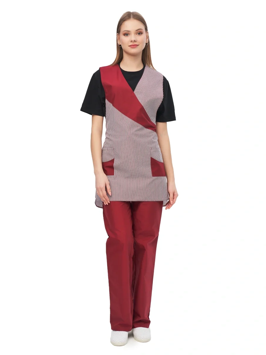 Комплект женский "София" бело-бордовый СКИДКА 20% - фото 6