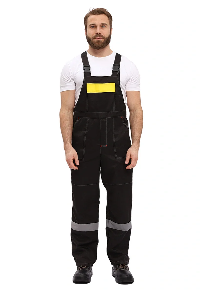 Костюм рабочий "Легион" черный/желтый - фото 4