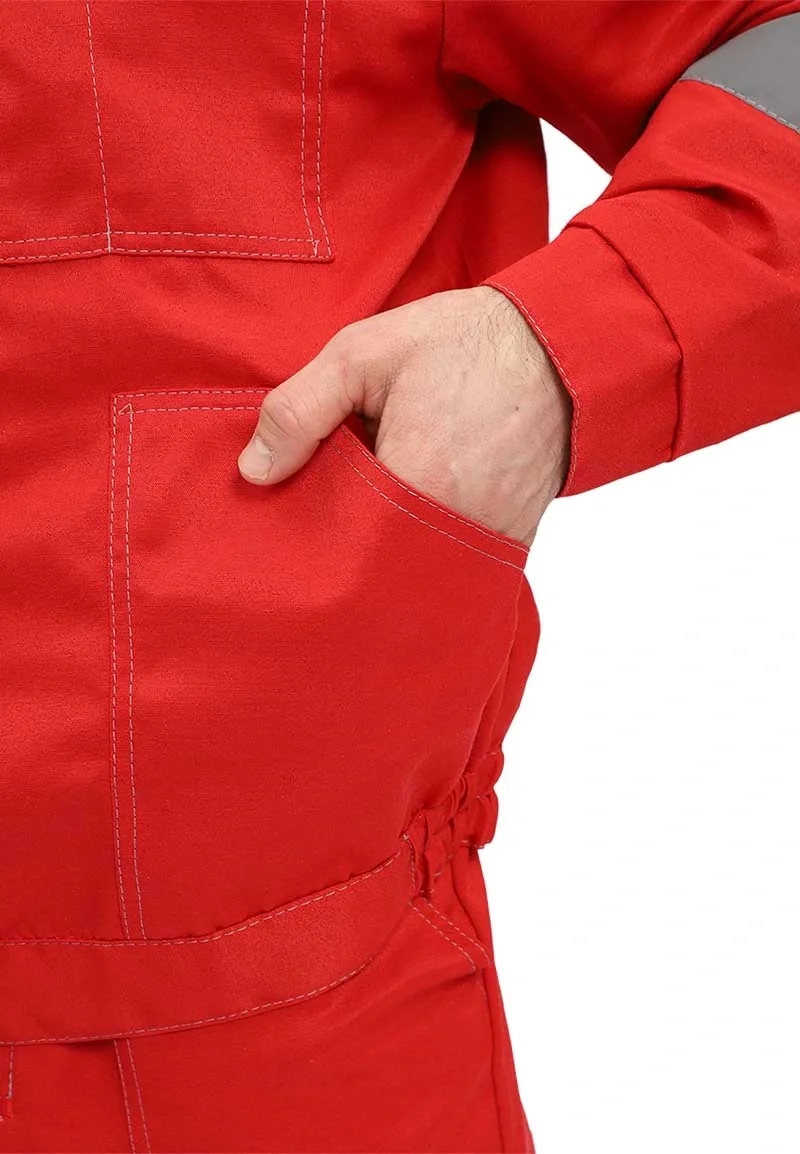 Костюм рабочий "Легион" красный/черный - фото 7