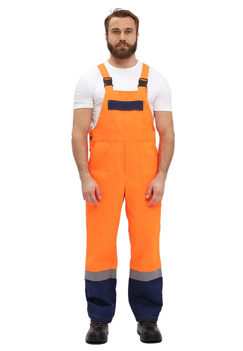 Костюм рабочий "Легион" оранжевый/т.синий - фото 4