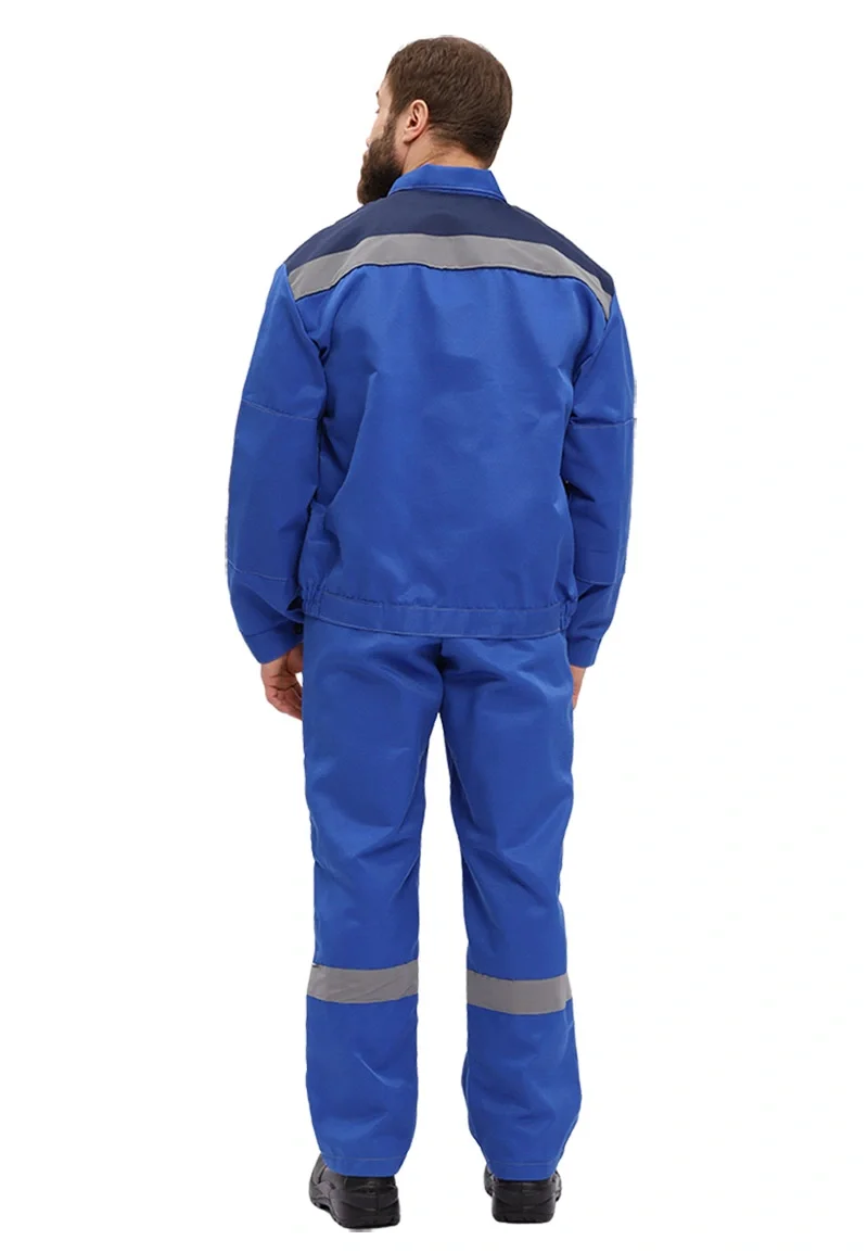 Костюм рабочий "Легион" василек/т.синий - фото 3
