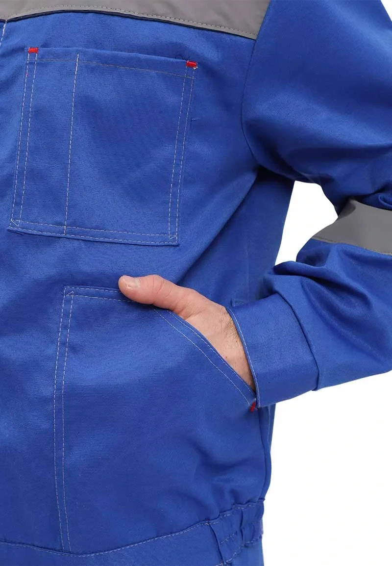 Костюм рабочий "Легион" василек/т.синий - фото 7