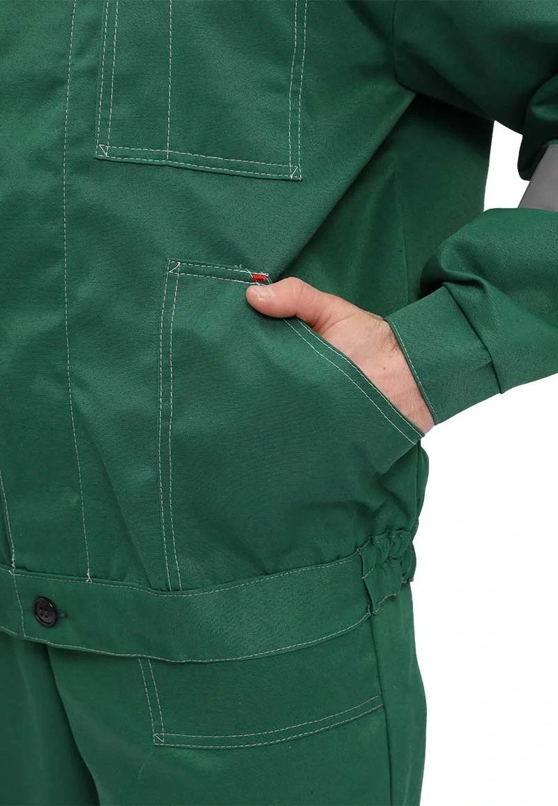 Костюм рабочий "Легион" т.зеленый/желтый - фото 7