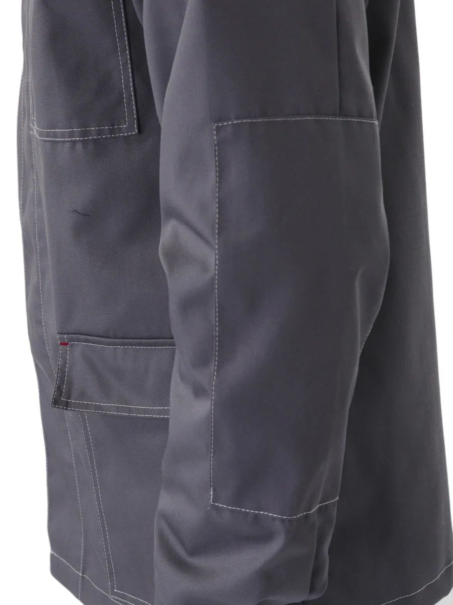 Костюм "УДАРНИК" куртка/брюки Т.СЕРЫЙ/КРАСНЫЙ - фото 7