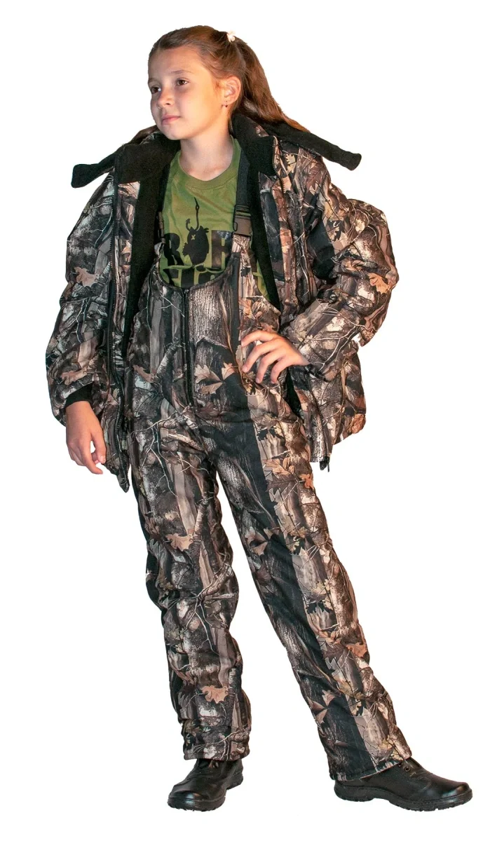 Костюм детский "Пингвин" зимний, куртка/полукомбинезон, тк. Алова-мембрана, цв."Лес" РАСПРОДАЖА 20% - фото 11