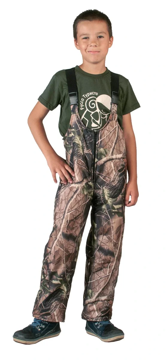 Костюм детский "Пингвин" зимний, куртка/полукомбинезон, тк. Алова-мембрана, цв."Лес" РАСПРОДАЖА 20% - фото 4