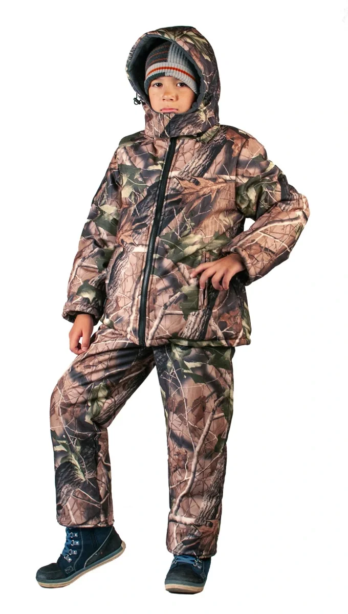 Костюм детский "Пингвин" зимний, куртка/полукомбинезон, тк. Алова-мембрана, цв."Лес" РАСПРОДАЖА 20% - фото 8