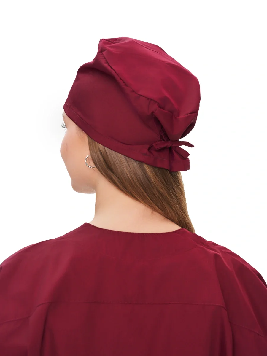 Костюм Хирургический (универсальный) бордовый - фото 4