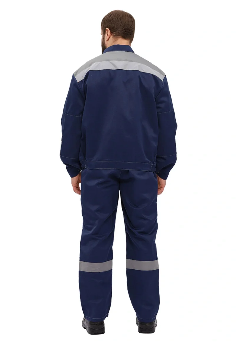 Костюм "ЛЕГИОН" куртка/полукомб. Т.СИНИЙ/СЕРЫЙ - фото 3