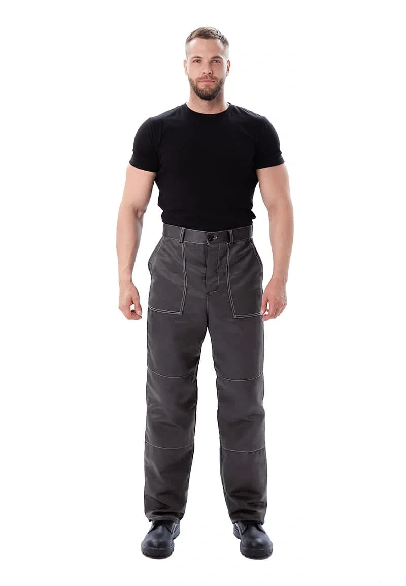 Костюм мужской "Дамаск" летний Т.СЕРЫЙ/СВ.СЕРЫЙ/КРАСНЫЙ - фото 4