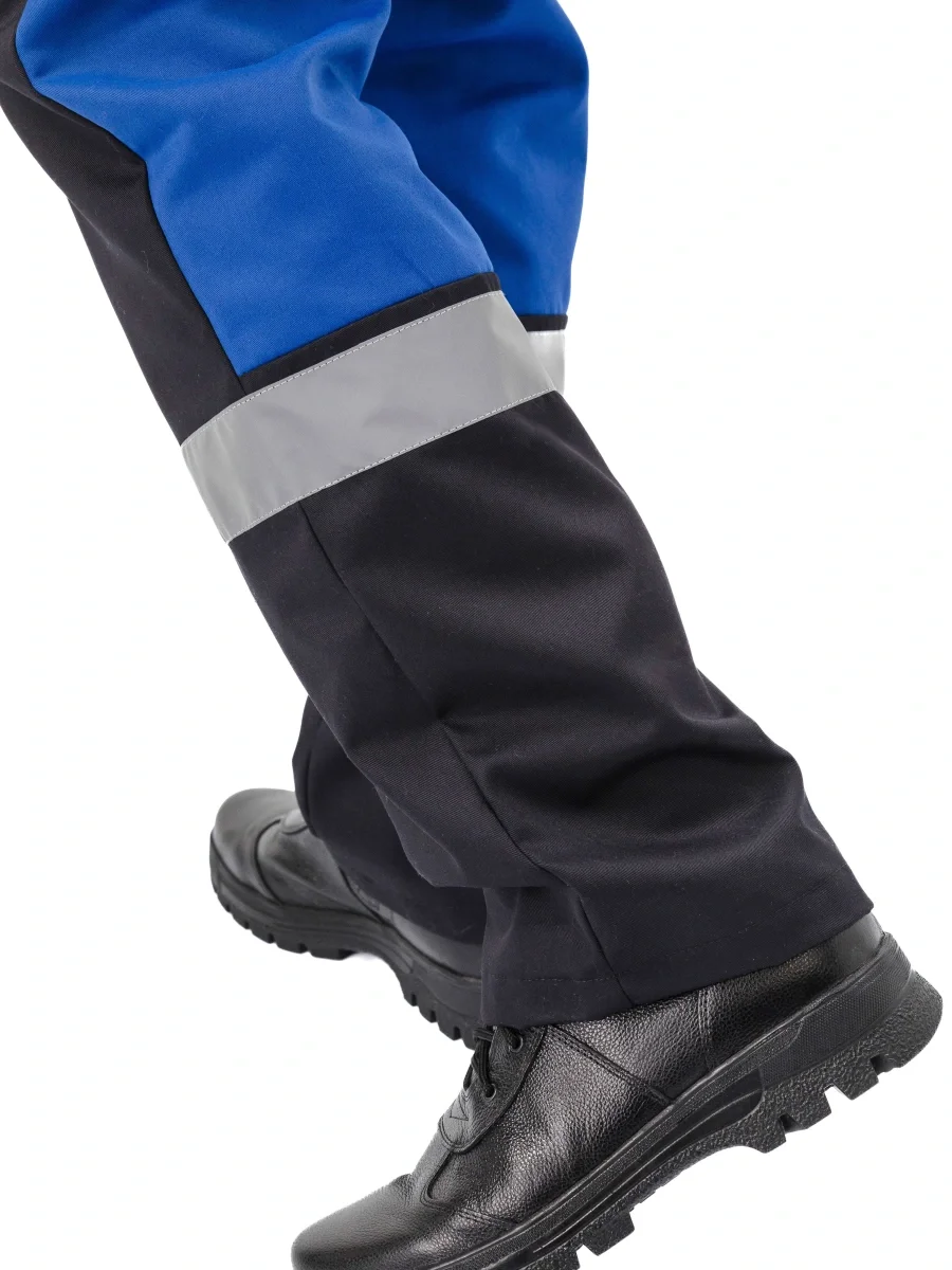 Костюм мужской "Волгарь" летний с брюками василек/черный - фото 19