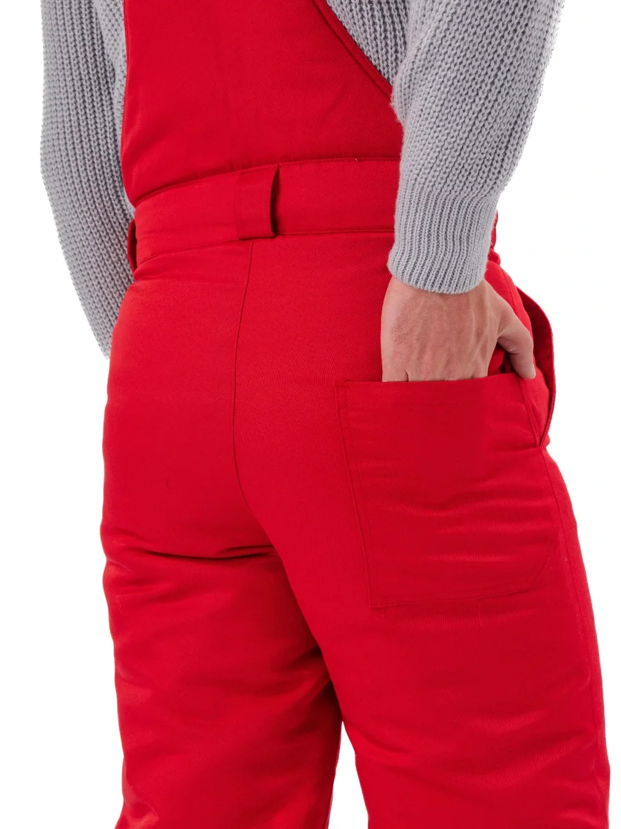 Костюм зимний "ЗИМНИК" куртка/брюки, цвет: красный/черный - фото 16