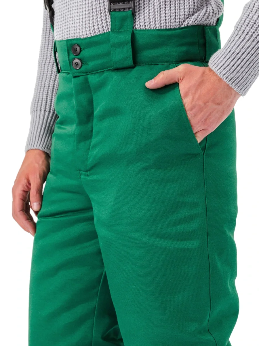 Костюм зимний "ЗИМНИК" куртка/брюки, цвет: т.зеленый/черный - фото 12